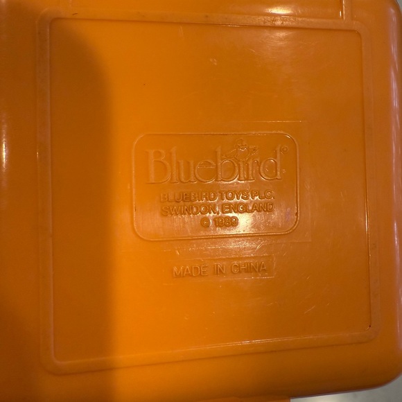 Vintage Polly Pocket 1989 House Townhouse Bluebird Orange Compact Only*